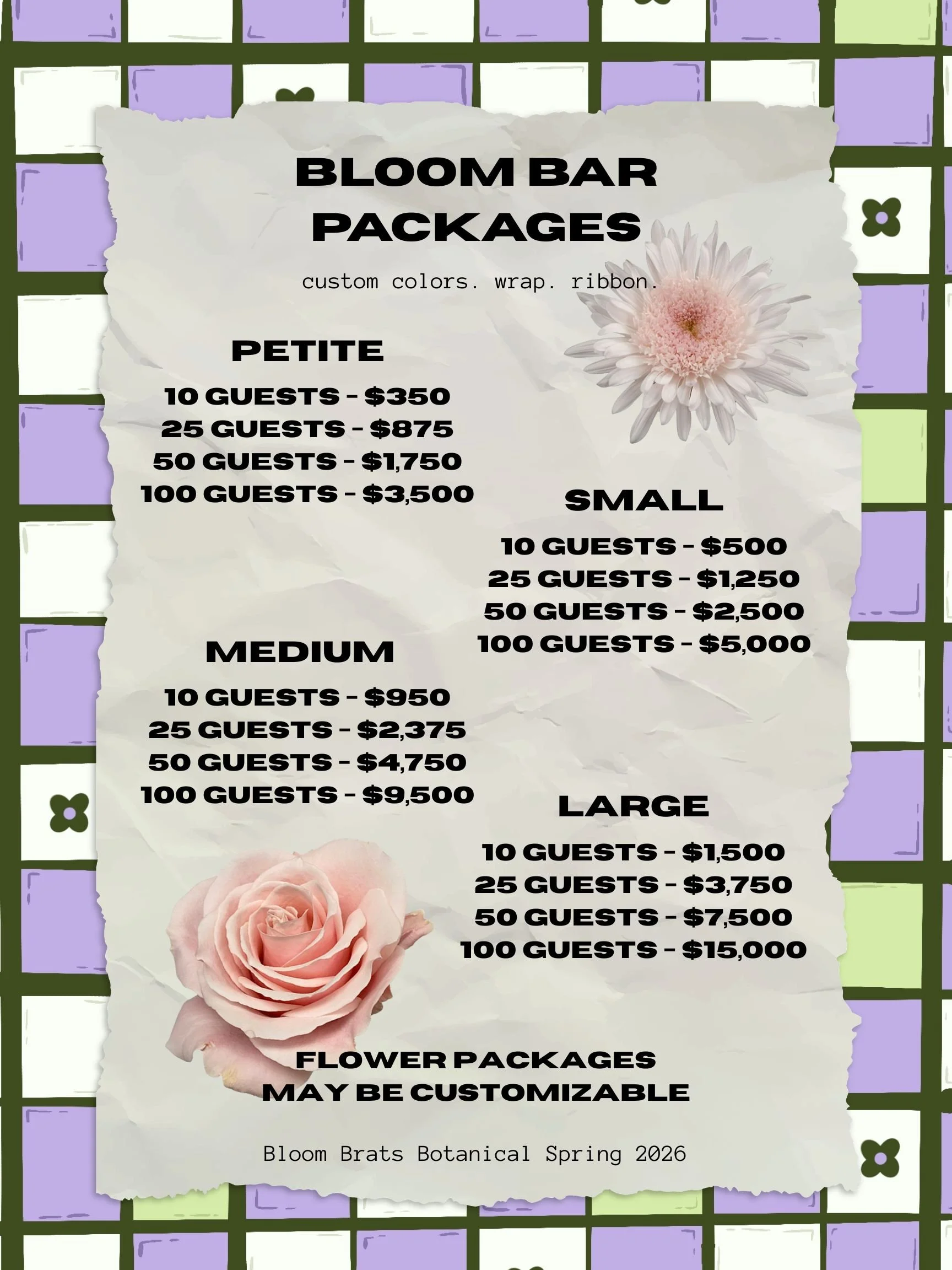 bloom bar packages seattle