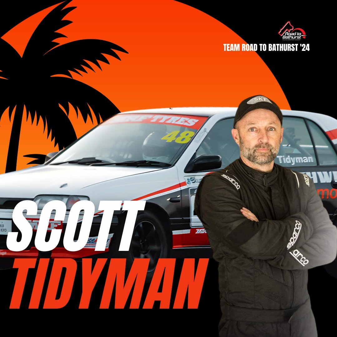 Introducing driver Scott Tidyman to the Bathurst 6 Hour team! 

Scott is a regular in the APRA series and will be taking on the Mountain in the support race as well as the 6 hour. A formidable driver, Scott has plenty of experience in Formula Ford an