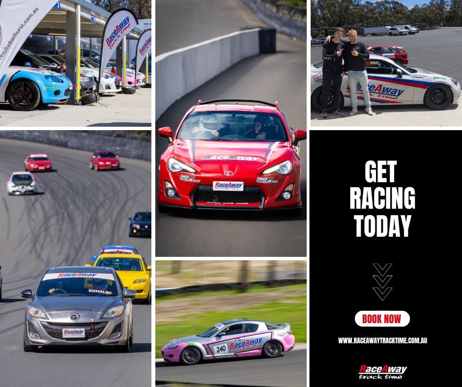GET ON TRACK FOR LESS 💸

Race car hire now INCLUDES track day entry! All the things you love are still there - we've just made it cheaper and easier than every to get behind the wheel. 

Race Car Hire Includes: 
✔️Track day entry 
✔️6 x 15 minute se
