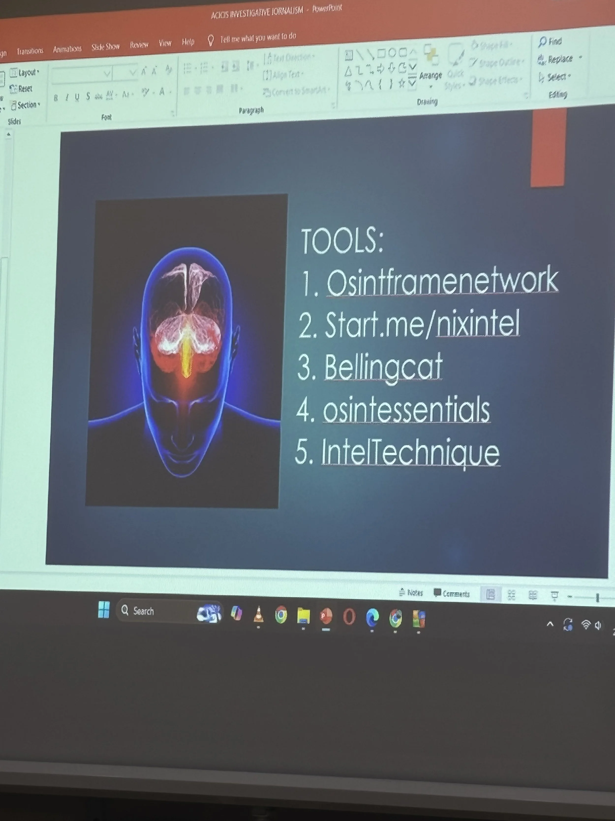  Seasoned investigative journalist Aqwam guiding us through an OSINT basics workshop (2) 