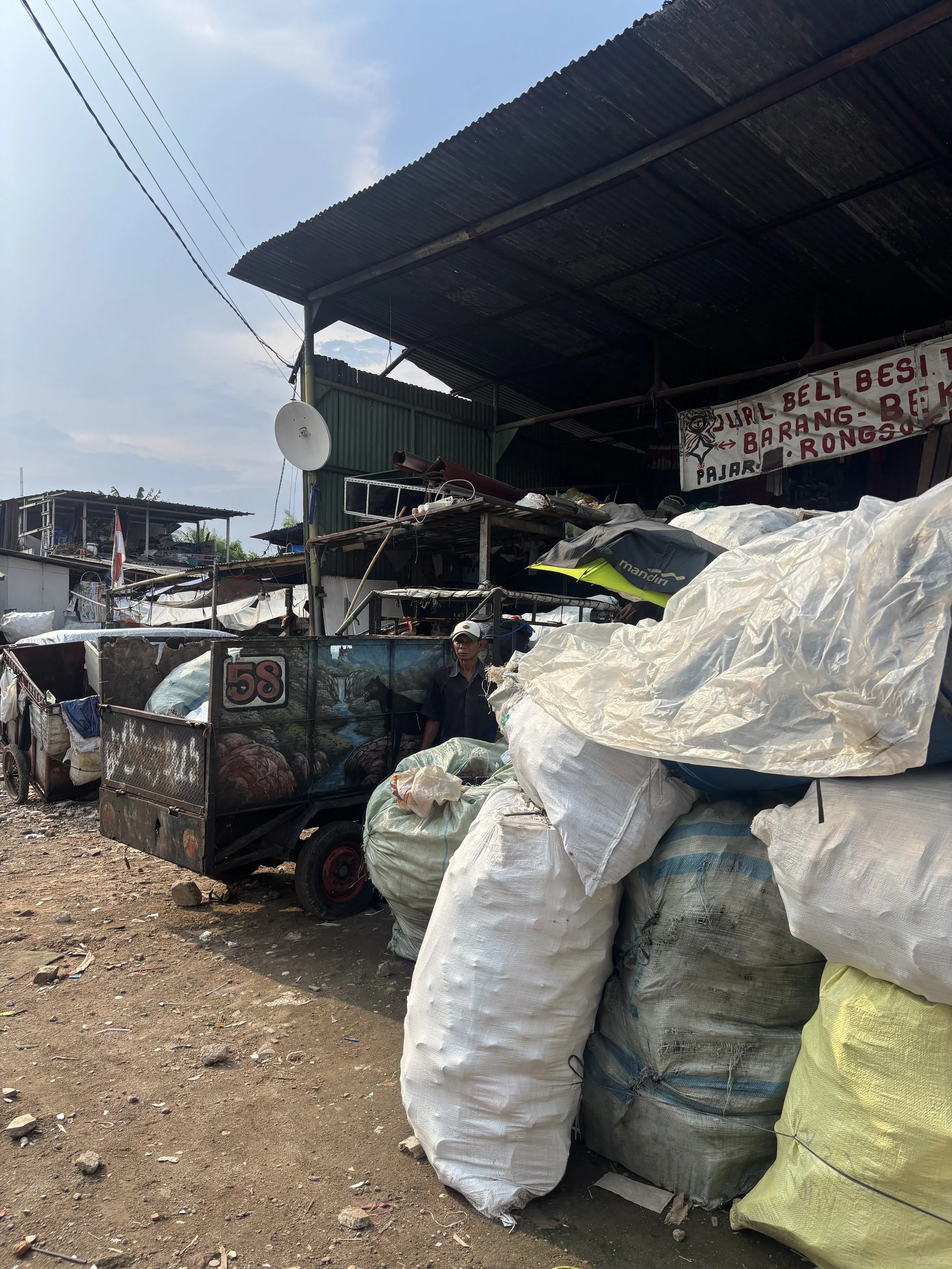  Trash-collecting community we visited as volunteers 