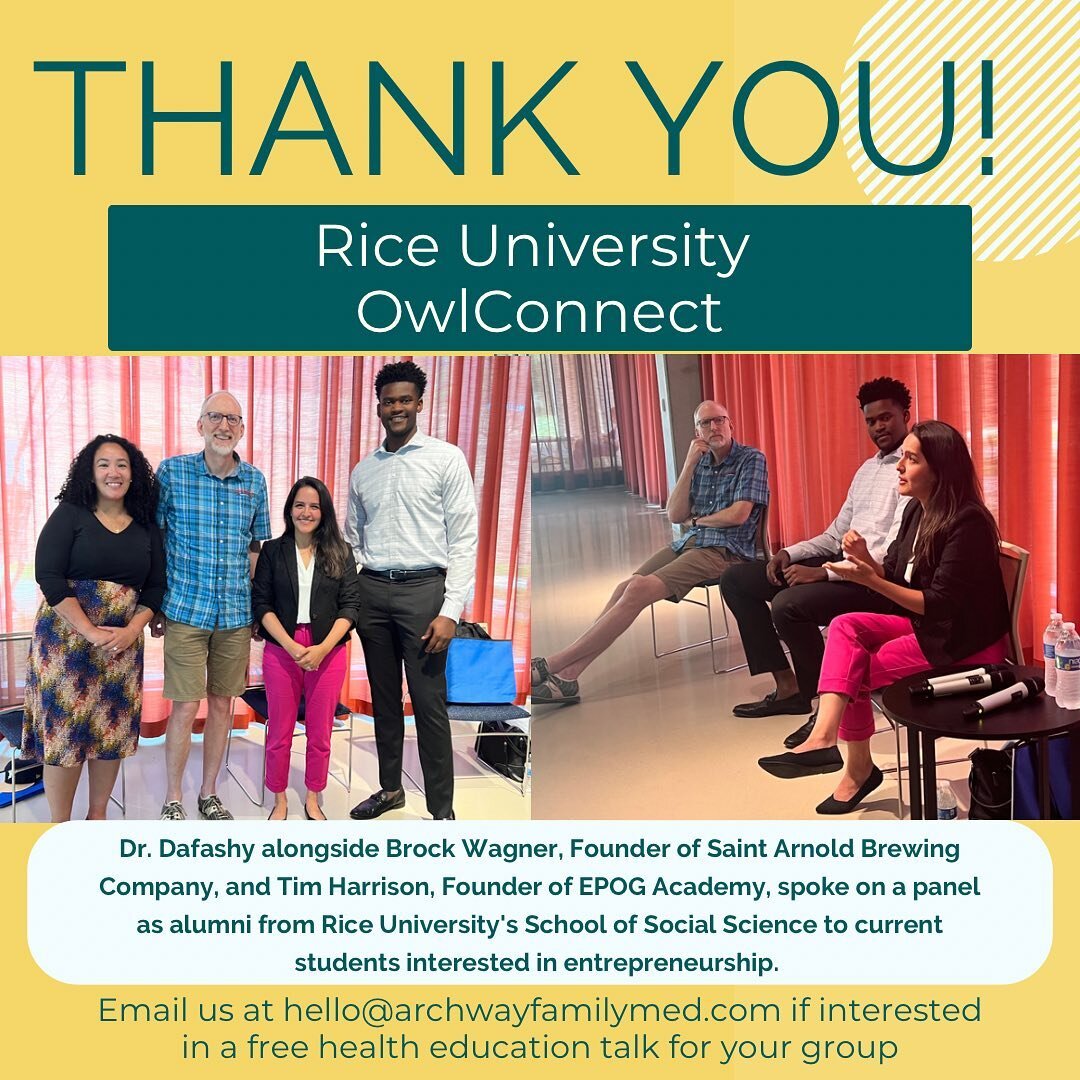 Great panel last week at @riceuniversity for aspiring entrepreneurs from the School of Social Science (@ricesocsci). Thanks for the chance to share this journey and to learn from two other amazing founders: @saintarnoldbrewing and @epog.academy.