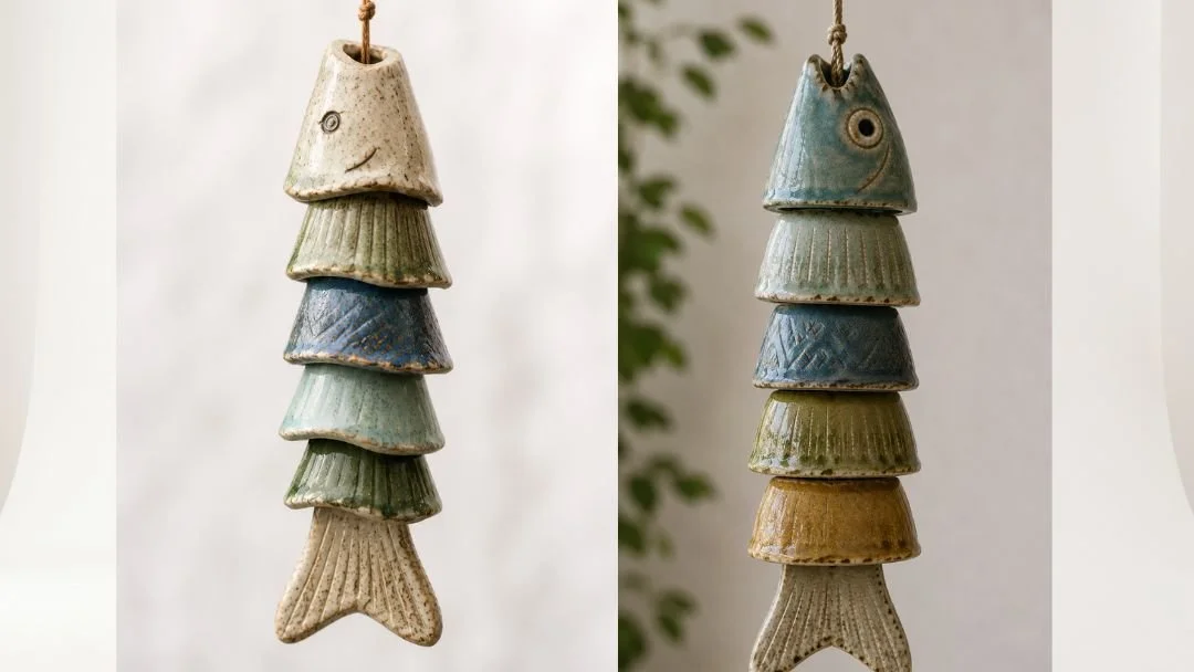 Hand-Building with Liz Sax Ceramics:&nbsp;Summer Fish Wind Chimes