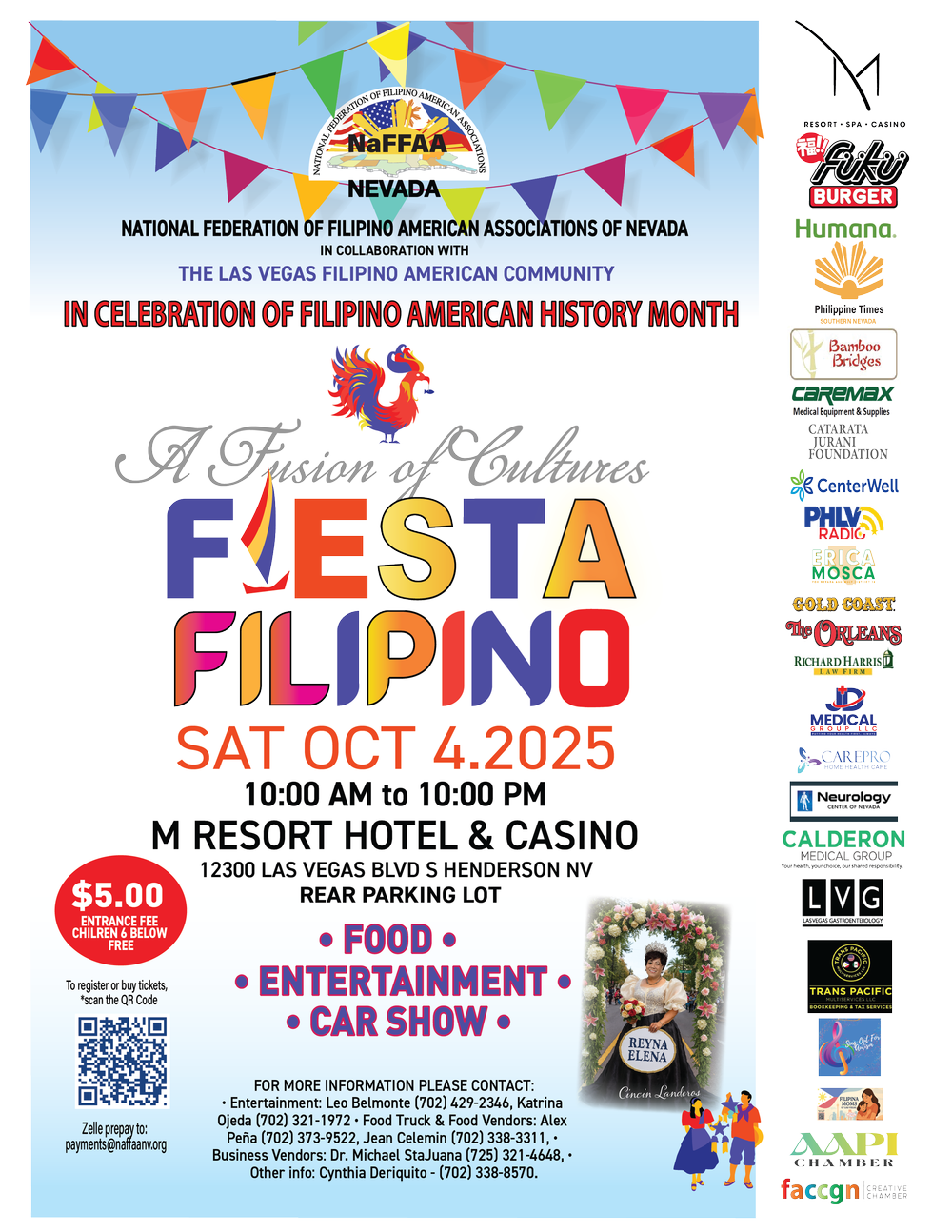 Fiesta Filipino event flyer