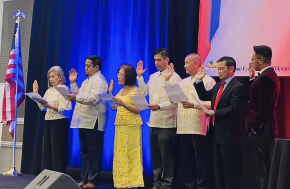 NaFFAA officers taking their oath