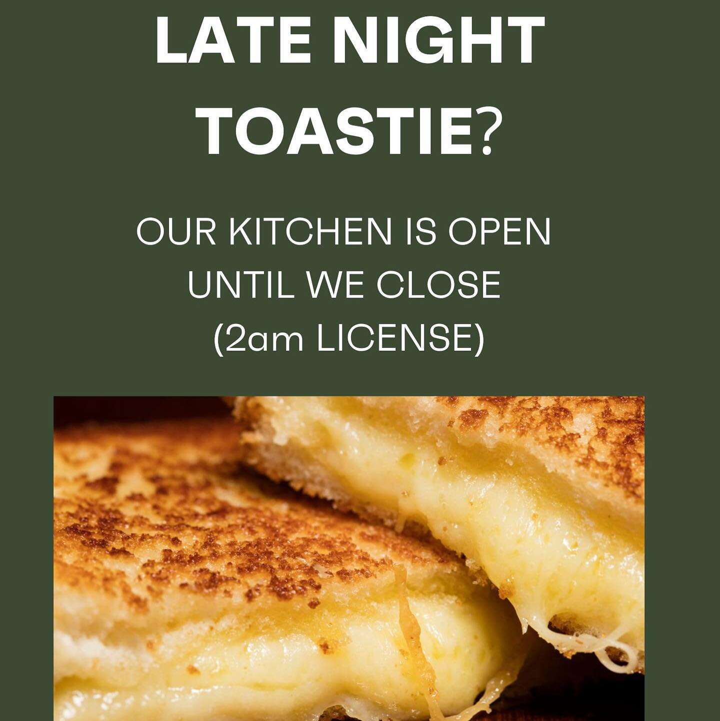 We have some exciting new toasties on our late night food menu.

Our Ruben with texas smoked brisket is delicious!

Try our fried chicken with pesto and Swiss cheese or our Suzi Quattro cheese too!

Discover something new at BarNone.

#discovernew #d