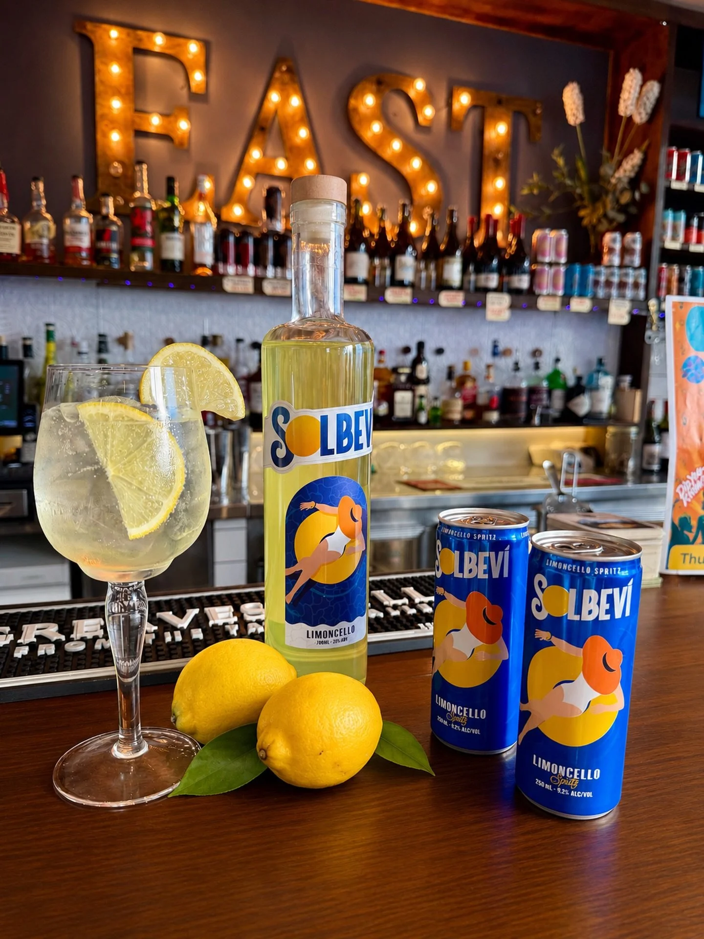 You don&rsquo;t need a European summer to enjoy a good limoncello 🍋 

Now pouring at EAST &mdash; Solbevi Limoncello, an Australian-made limoncello that&rsquo;s quickly making a name for itself. Available as a classic limoncello pour or in takeaway 