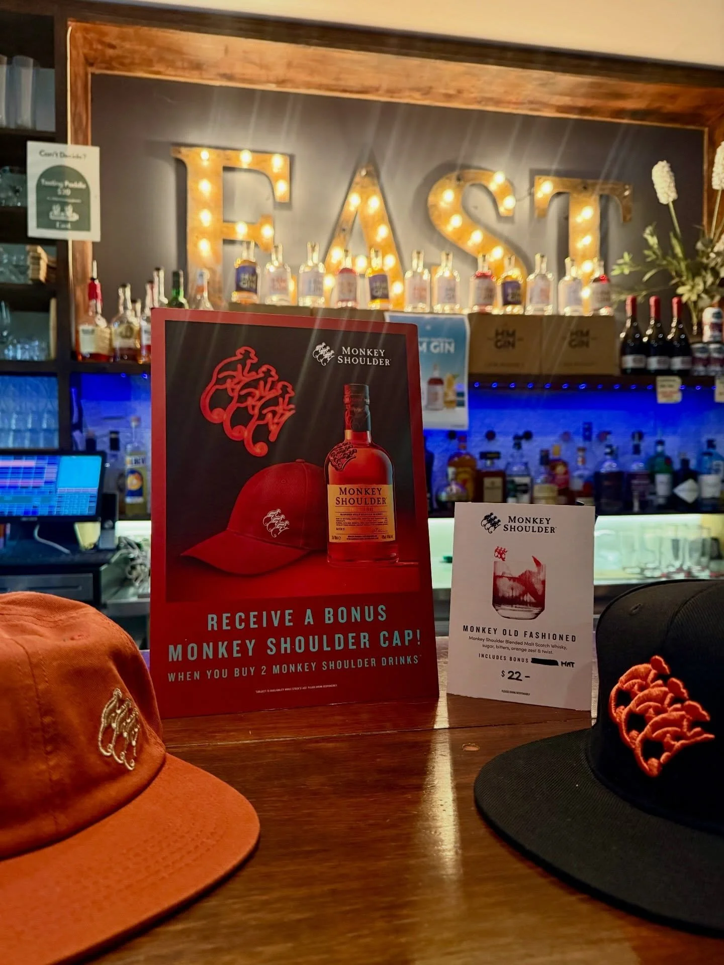 🎩 FREE CAP? Don&rsquo;t mind if we do. 🥃

We&rsquo;ve teamed up with Monkey Shoulder to bring you a little something extra.

Buy 2 Monkey Shoulder drinks and score yourself a limited-edition Monkey Shoulder cap while stocks last.

Whether you&rsquo
