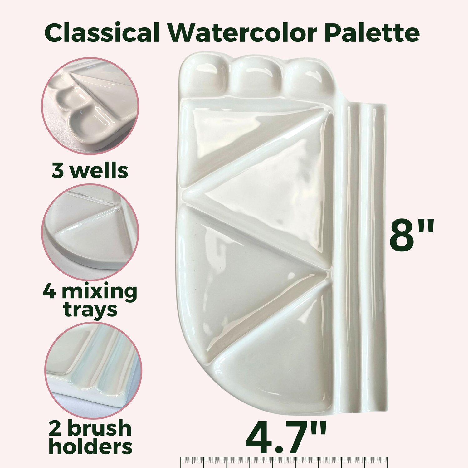 Watercolor Palette Leaf – Kristine Art Watercolor Painting Online Classes