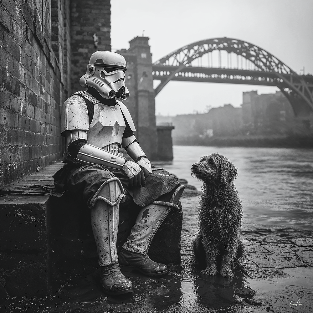 Dog Tired by the Tyne