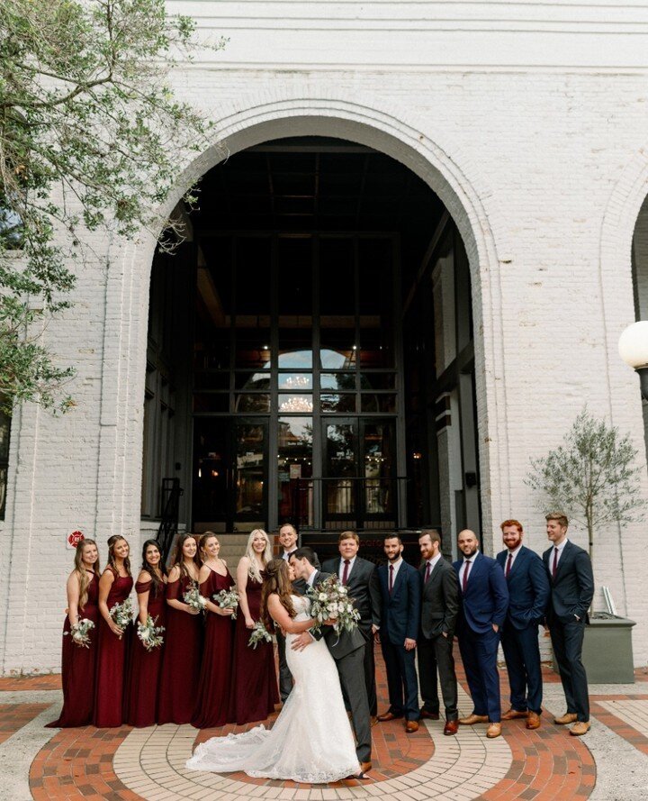 As the exclusive caterer at Station House in Downtown St. Pete, we are truly honored to be part of someone&rsquo;s special day. Congratulations, Kenzie &amp; Felipe! Here&rsquo;s to your lifetime of happiness. ⁠
⁠
Photo credit: ⁠
Venue &amp; Bar: @st