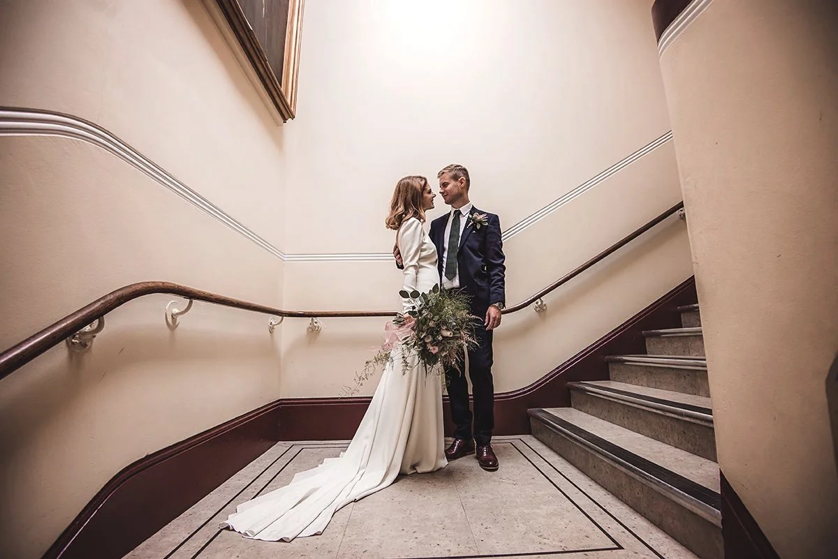 Wedding Photographer in Devon captures Town Hall wedding.