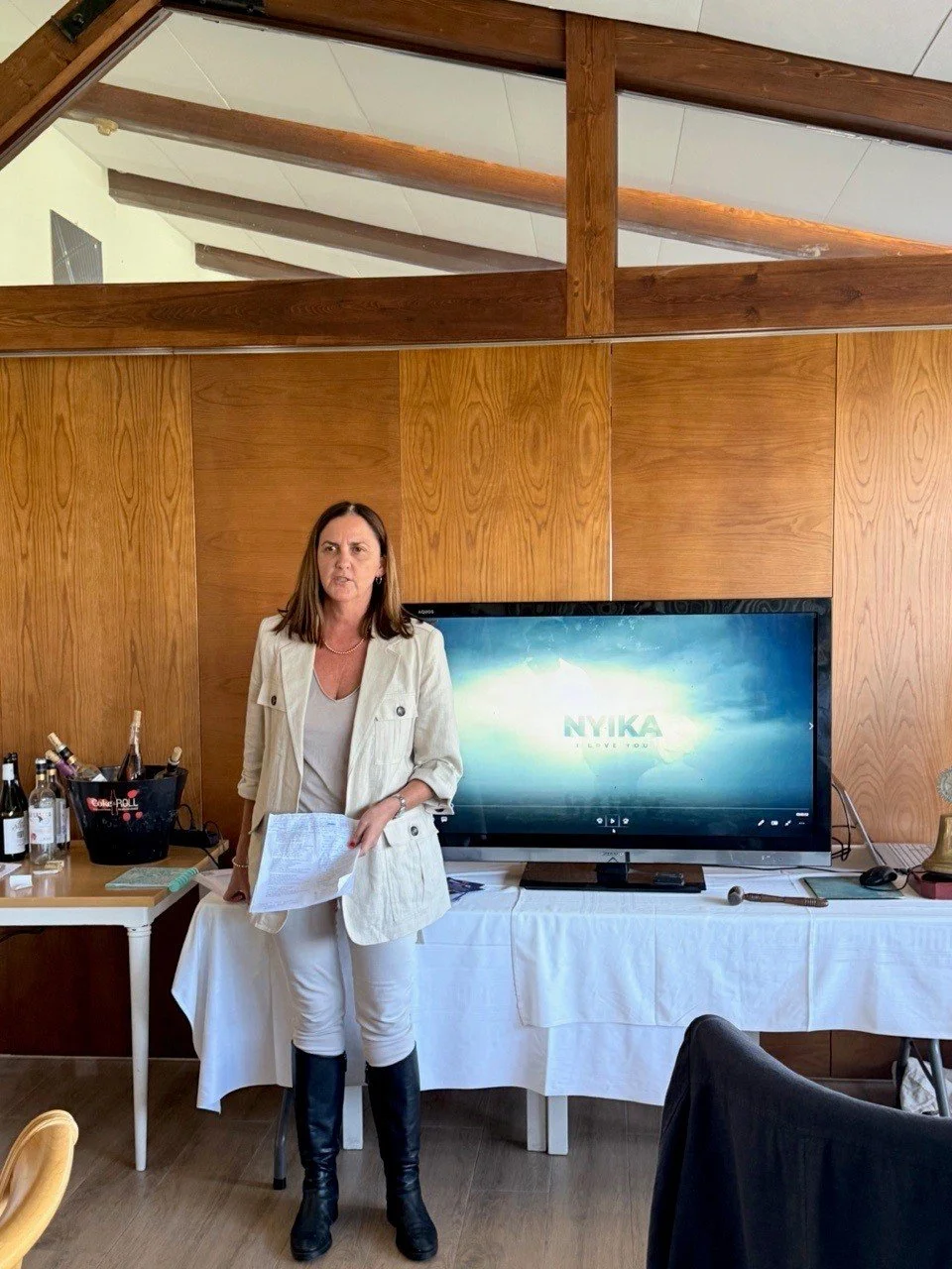 Alice Bye Henningway talk on ZIMBABWAY.  Alice got to the very marrow of what being called an African means. on 12th November, 2025