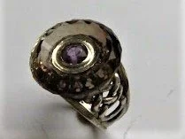 SMOKY QUARTZ & AMETHYST RING