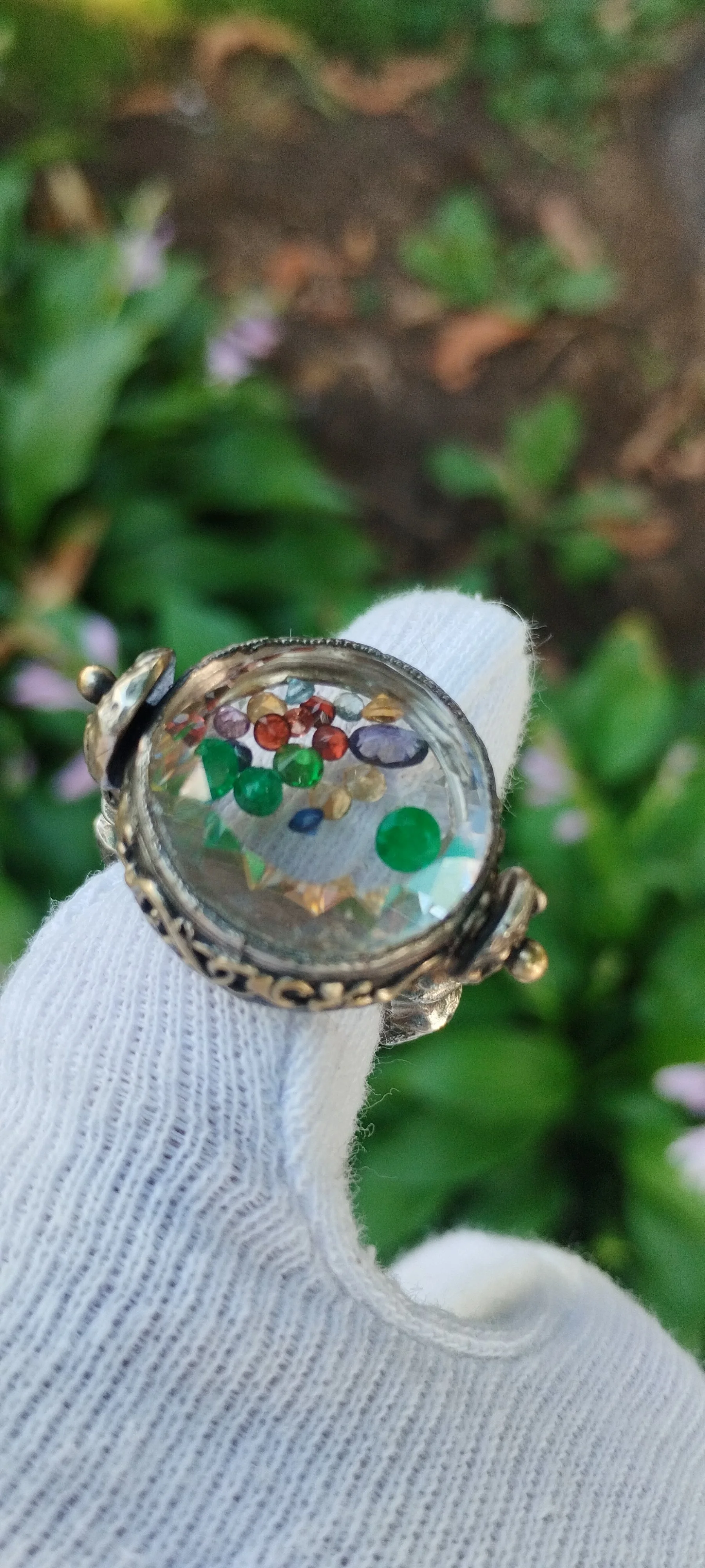 Великий калейдоскоп Веселка.Big Rainbow Kaleidoscope ring.