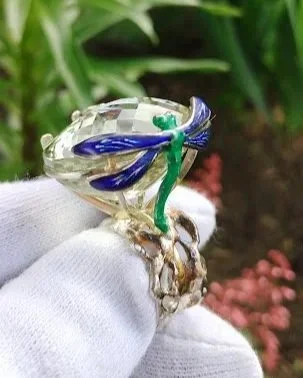 Перстень "Бабка".     Ring "Dragonfly".