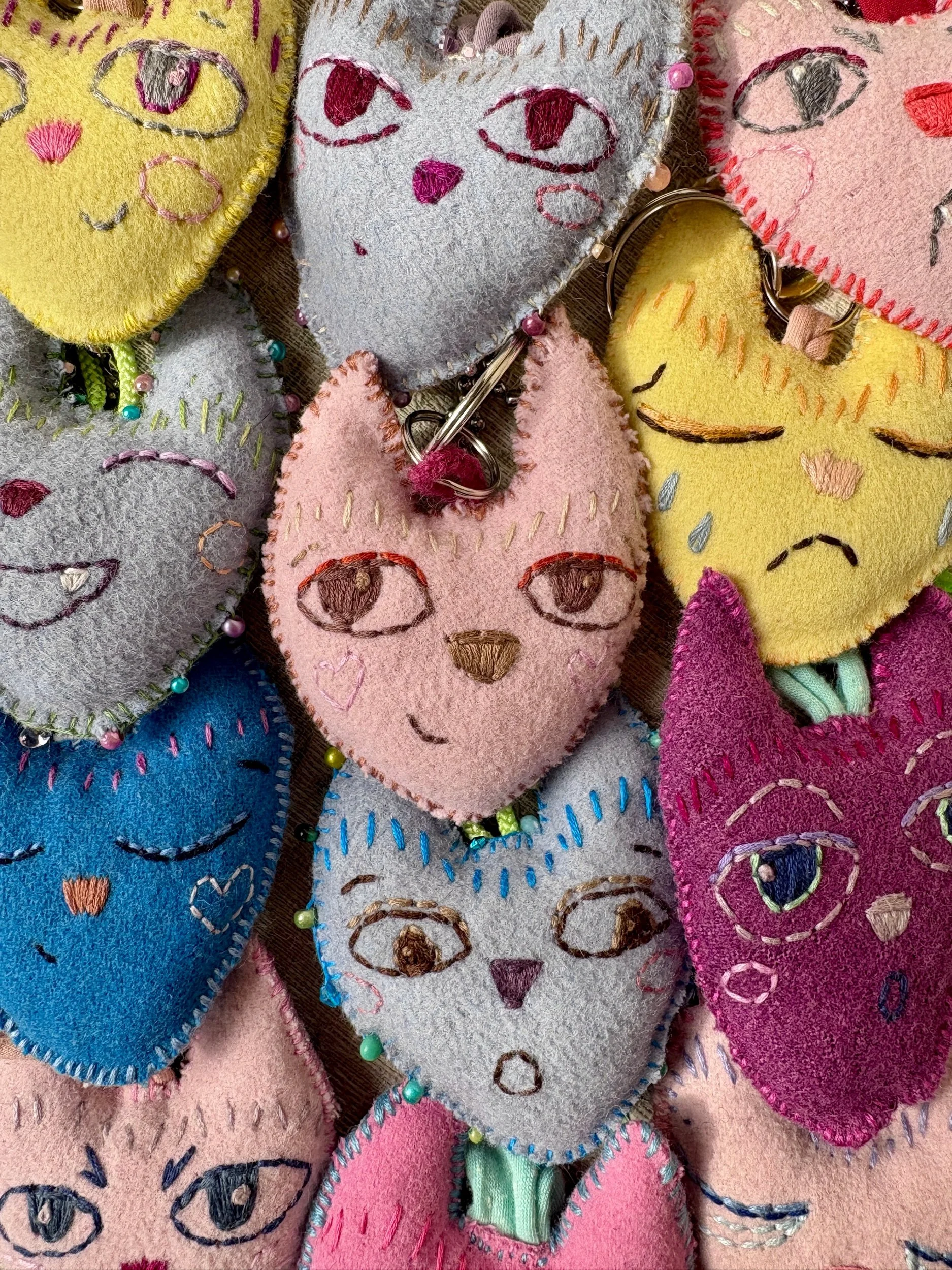 Porte bonheur tête de raton