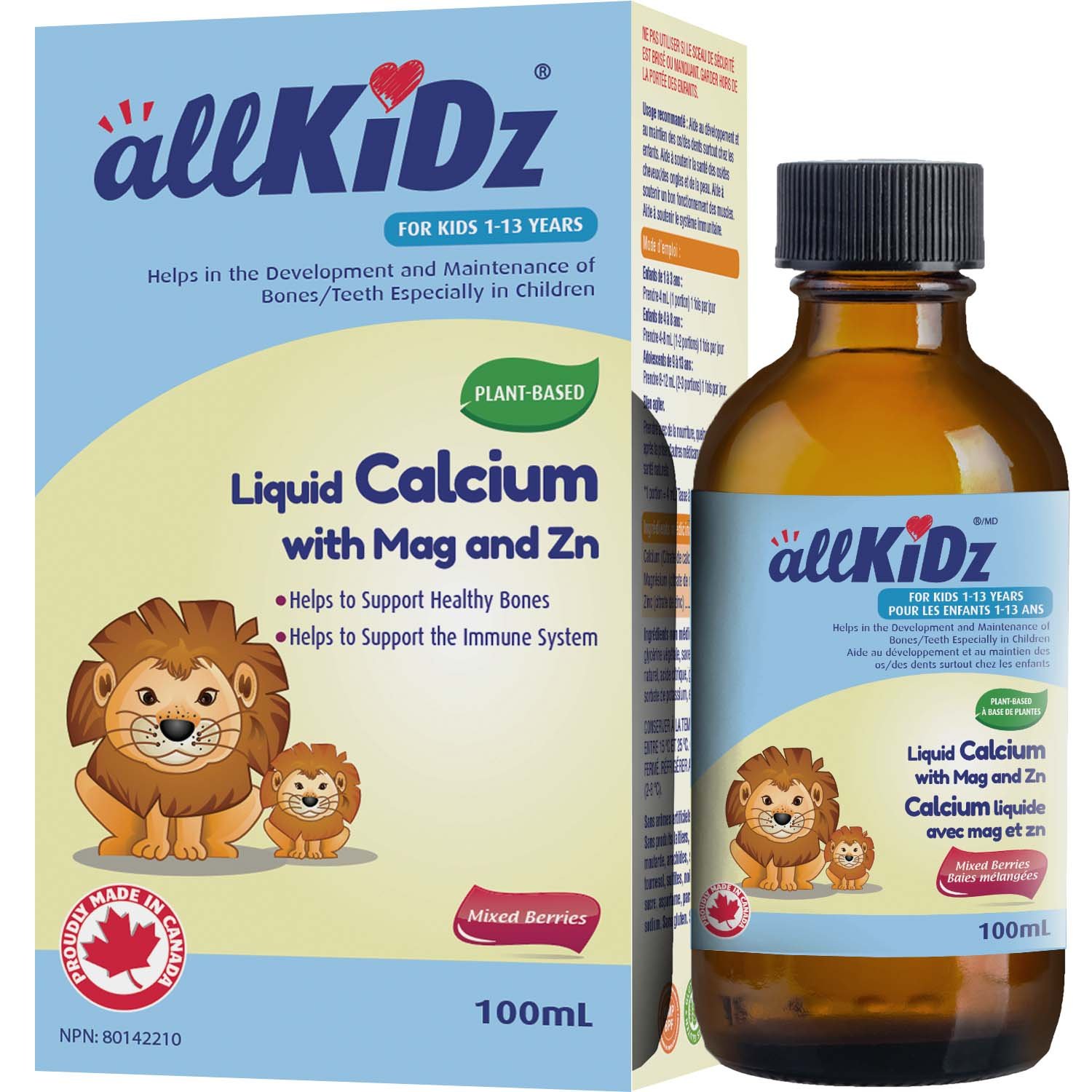 allKiDz® Liquid Calcium with Magnesium and Zinc
