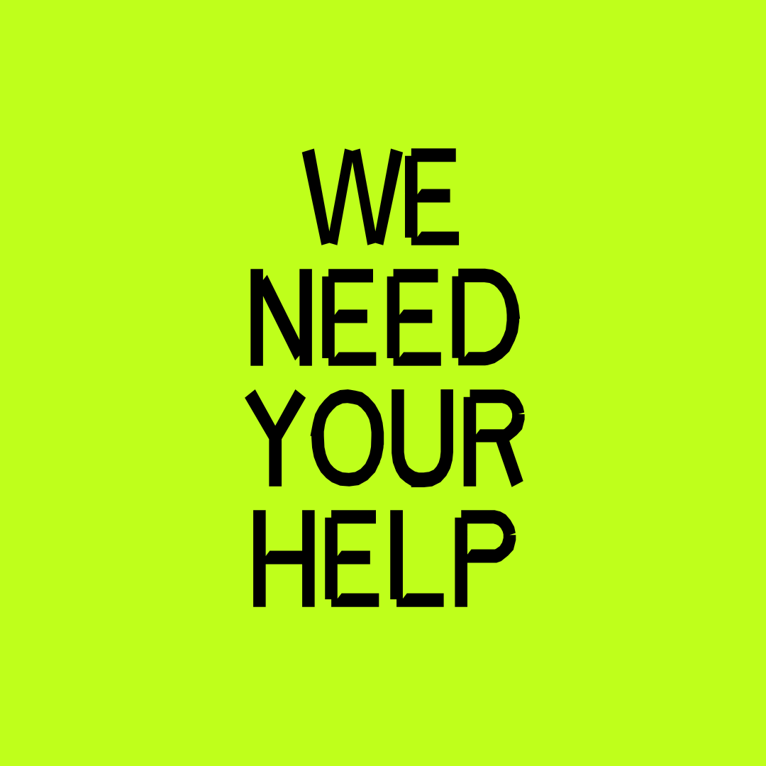 PRESS RELEASE: WE NEED YOUR HELP
