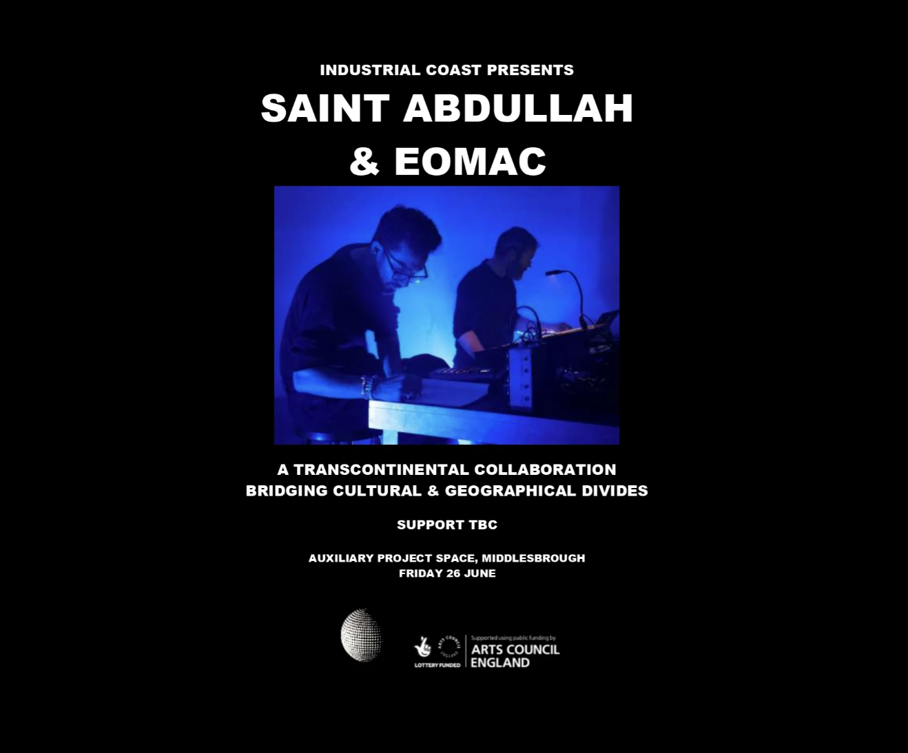 INDUSTRIAL COAST PRESENTS: SAINT ABDULLAH & EOMAC