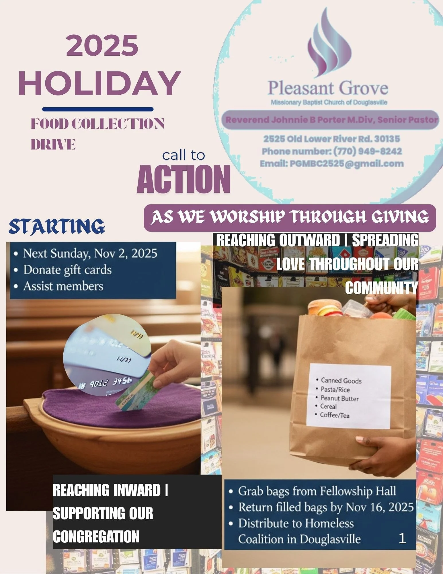 2025 Thanksgiving Holiday Call To Action 