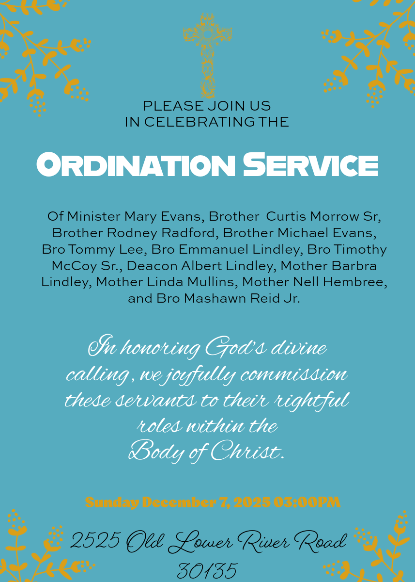 Ordination Sunday 