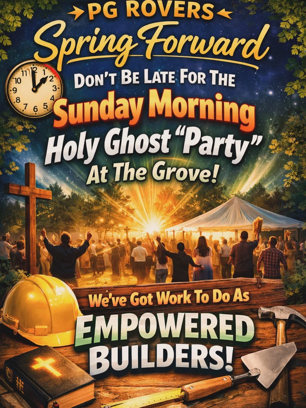 Announcements as of Sunday, March 8, 2026 at Pleasant Grove MB Church