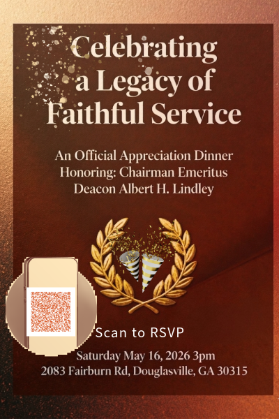 An Official Appreciation Dinner Honoring: Emeritus Chairmen  Deacon Albert H. Lindley