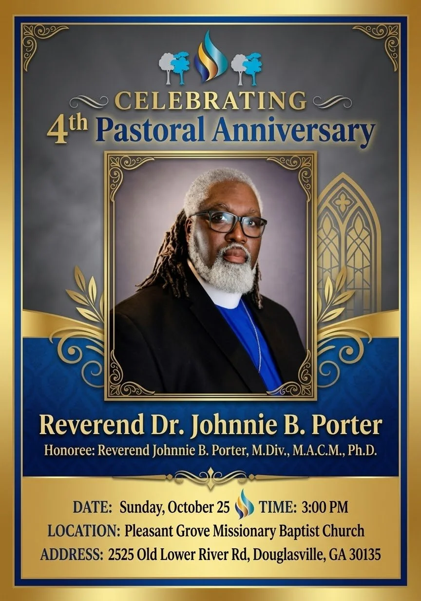 Pastor Porter’s 4th Pastoral Anniversary