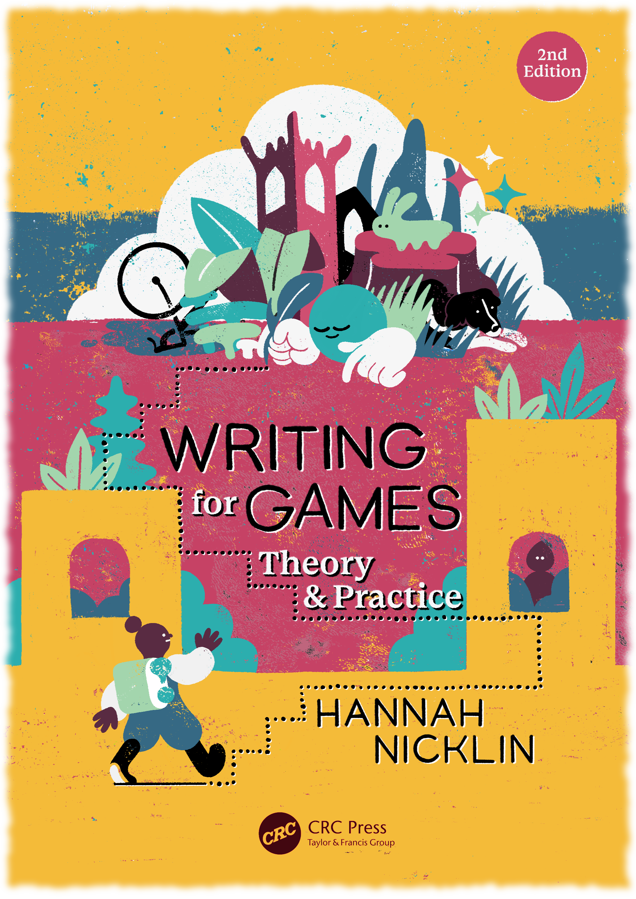 The cover of the book WRITING FOR GAMES - Theory & Practice. By Hannah Nicklin