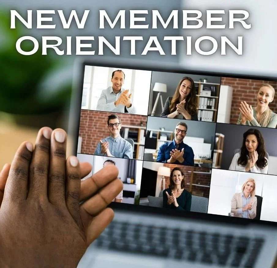 ZOOM-NEW MEMBER ORIENTATION