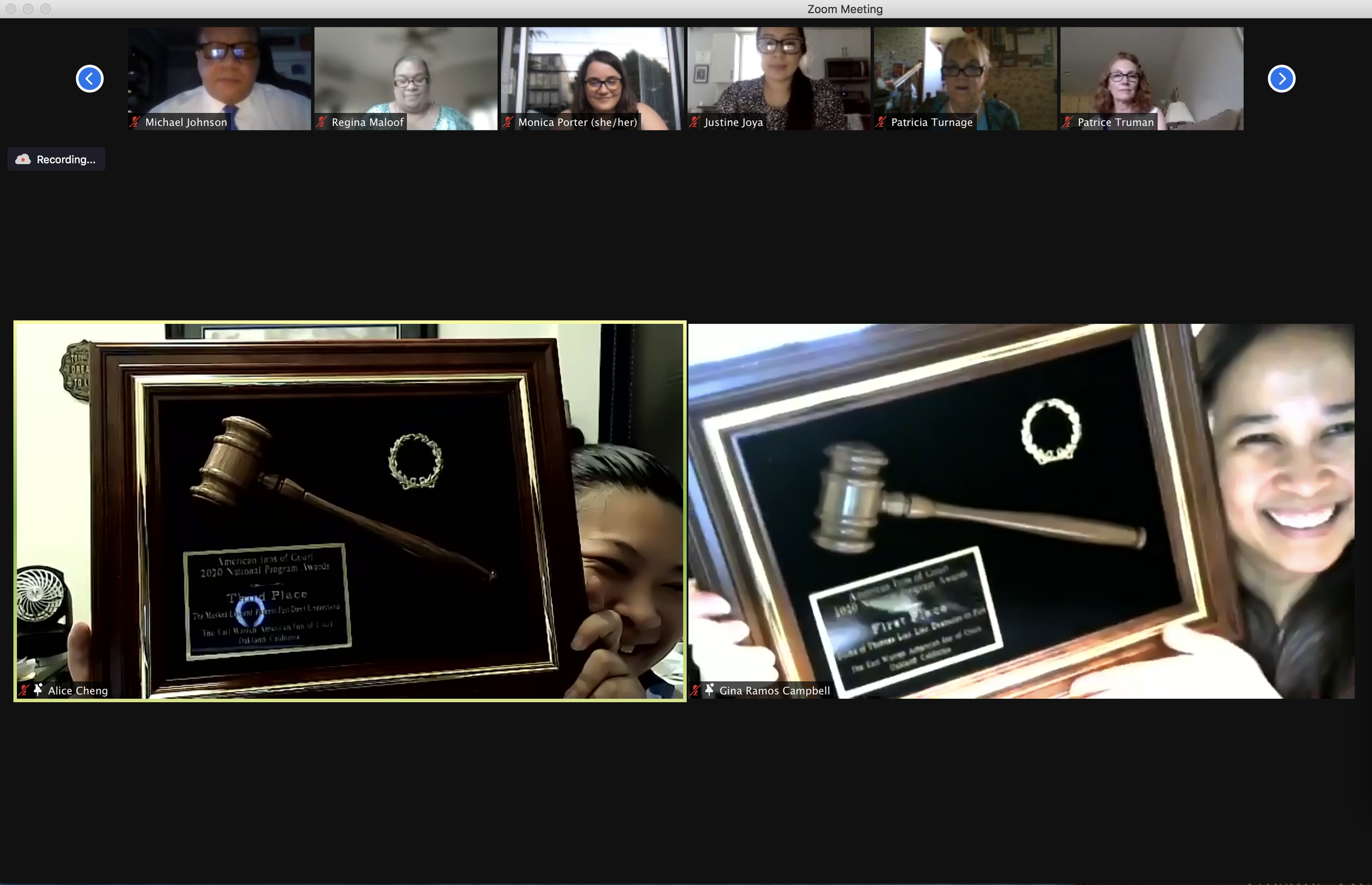 Members displaying National Awards Virtual Gala .png