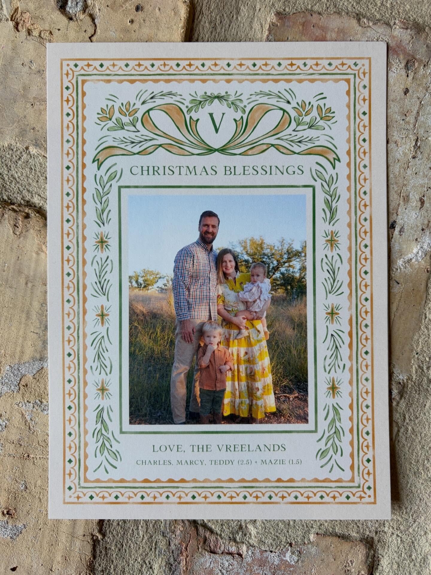 Merry Christmas from the Vreelands 💫