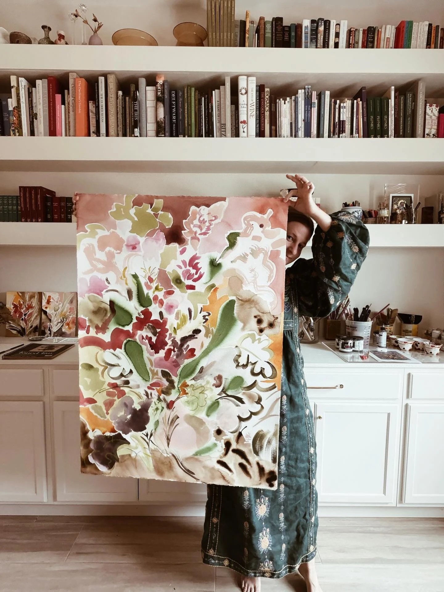 Whatayear. 2025.
Made SO much art, which I feel deeply proud of.
Also, honestly, I worked way too hard. 😂😅 gonna try to do LESS moving forward. 
Teddy turned 2! We traveled to Italy, a wild ride! Mazie turned 1 in Tuscany! We traveled to our belove