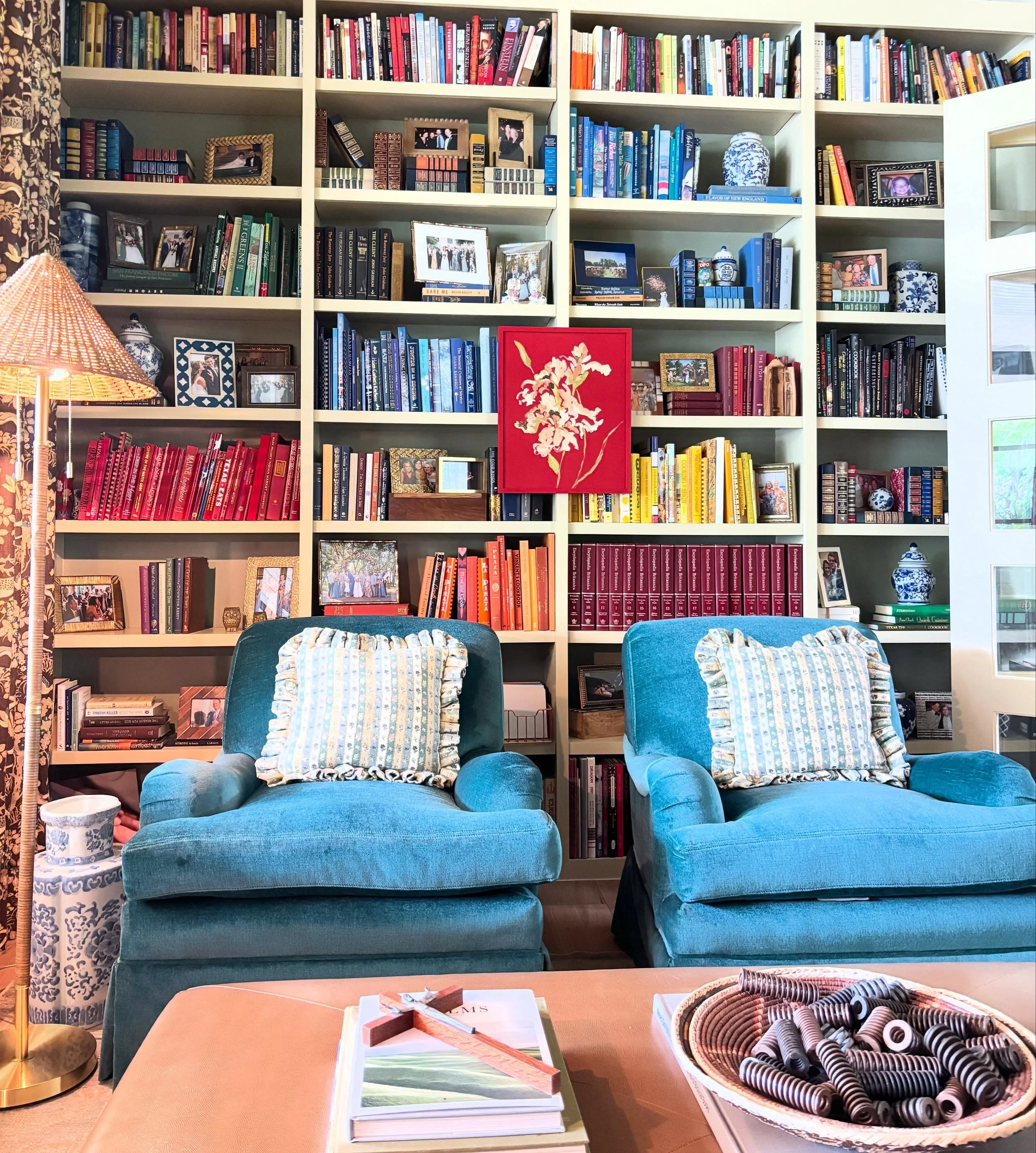 "Iris, Color Study in Red" beautifully placed in her new home 🥰