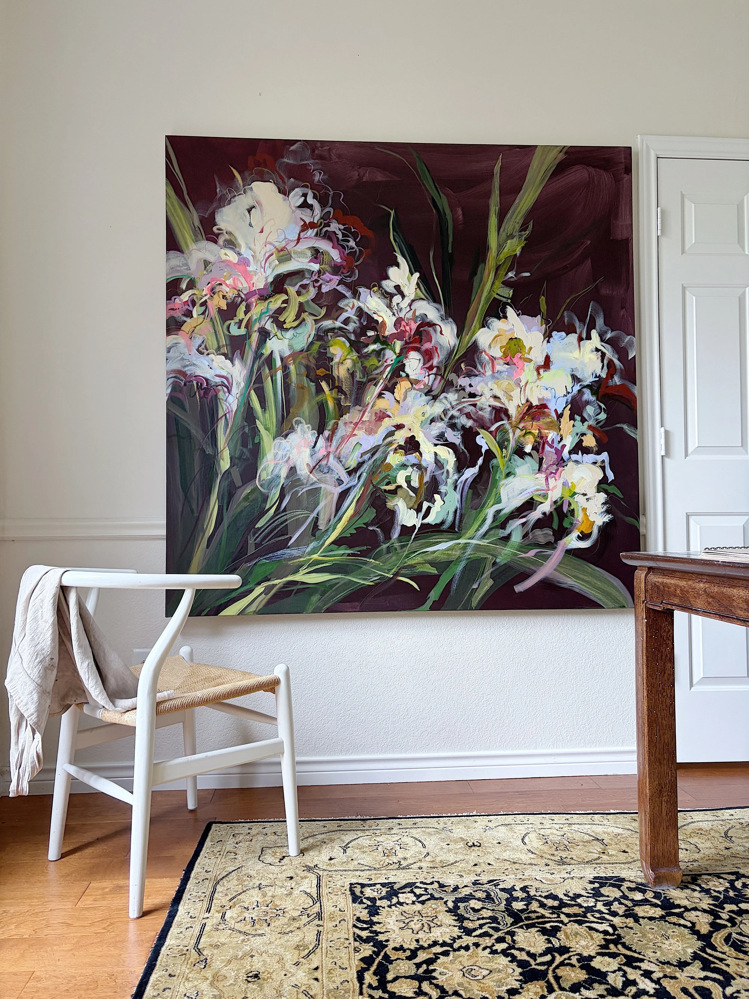 Irises_EarlyMayno.4_60"x60"_2026_in_situ.JPG
