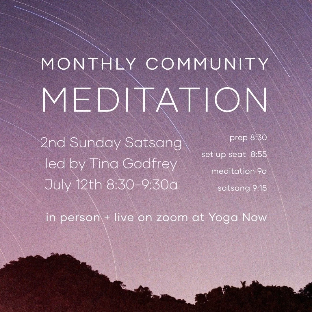 Monthly Community Meditation 2nd Sunday Satsang