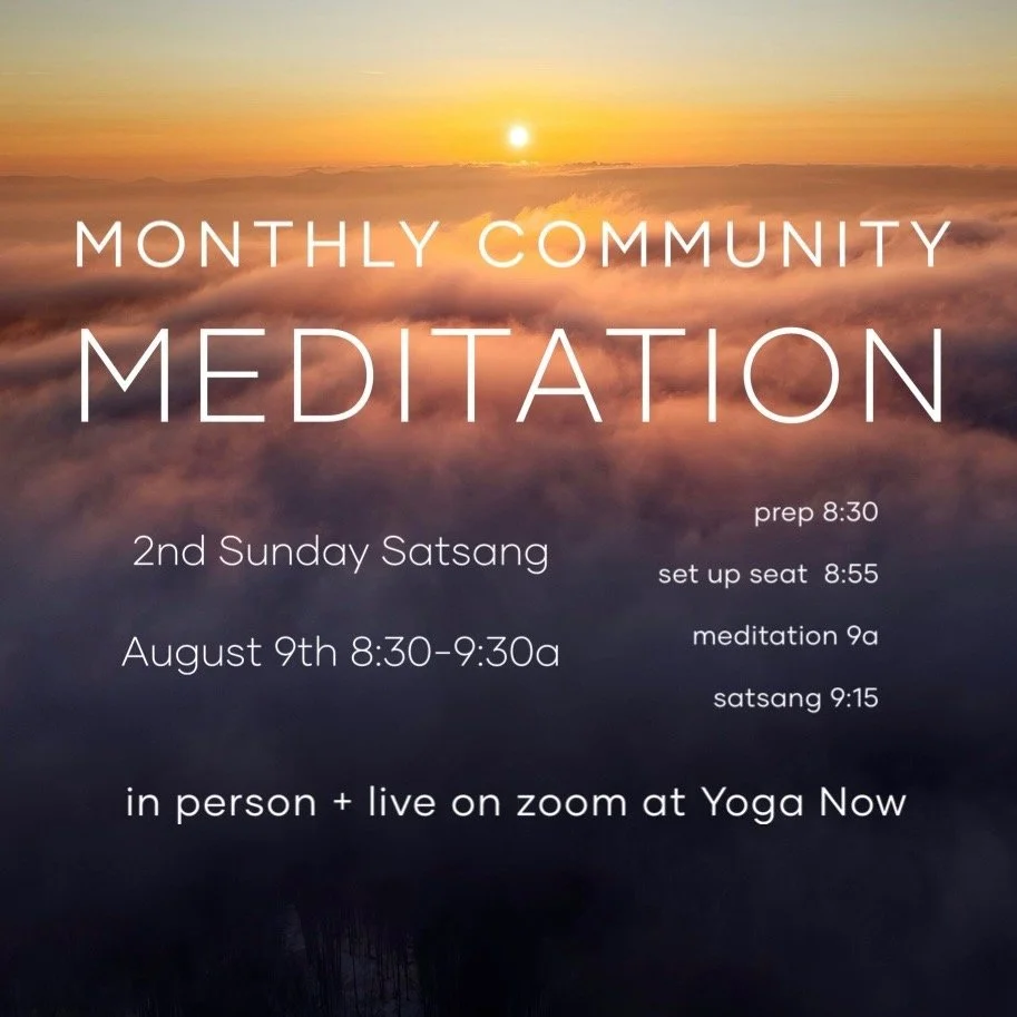 Monthly Community Meditation 2nd Sunday Satsang