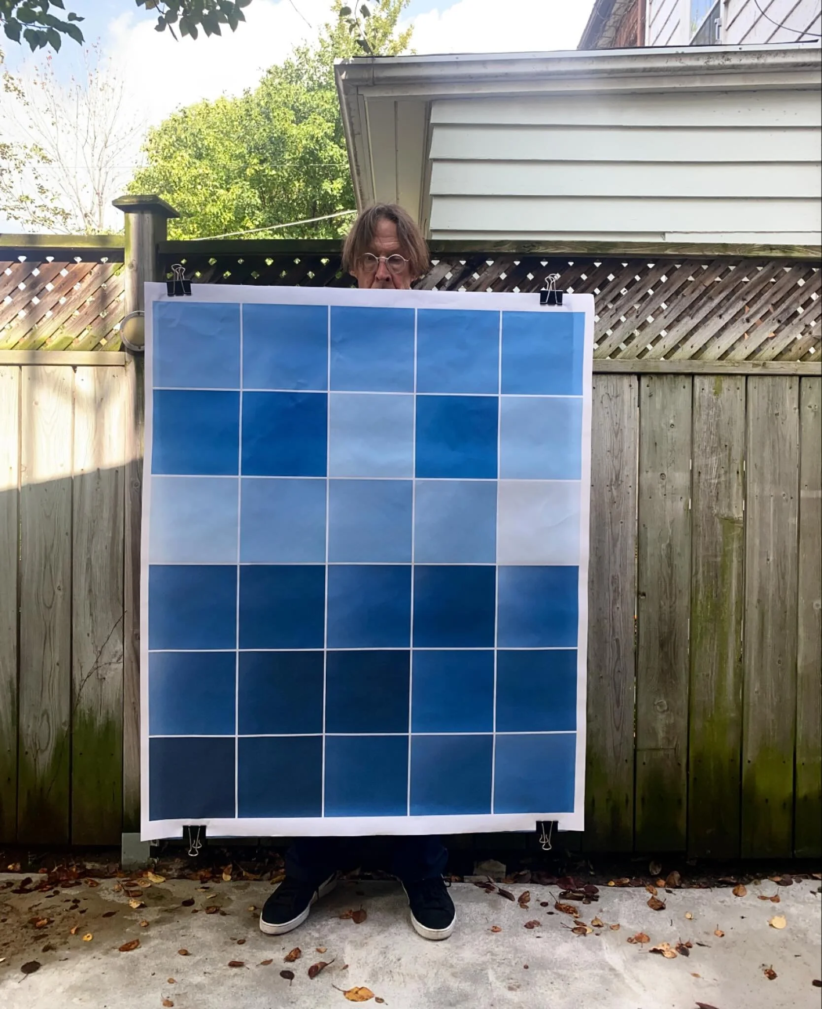 &hellip;Thirty exposures of the Rockaway Beach sky&hellip; 42 inches #rockawaybeach #fortheloveofblue #bluelove