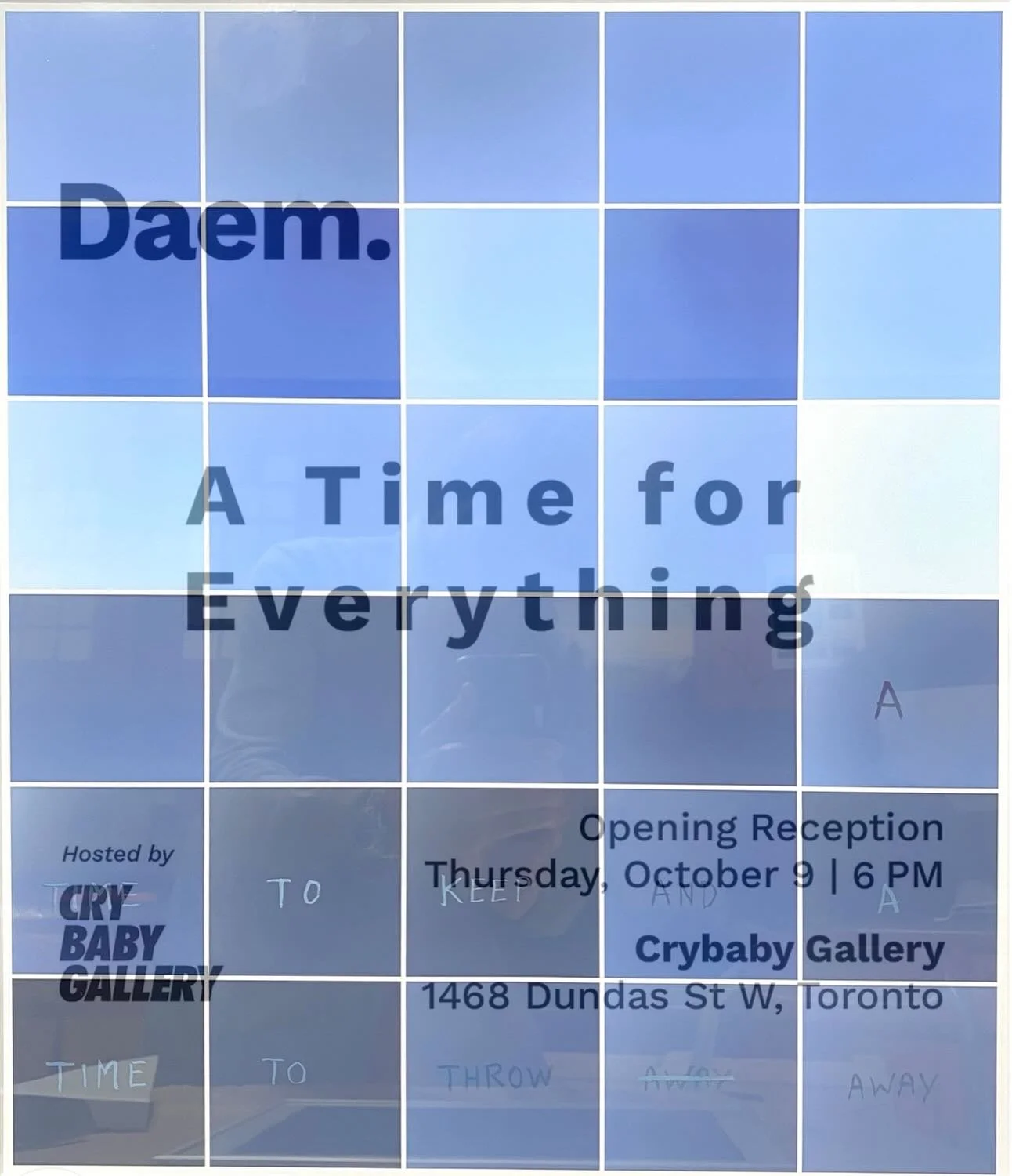 Opening tomorrow at @crybabygallery Sadiq Awosanmi 
@sadiq__awos with my collab always blue @nigelscottwave @mony.zak