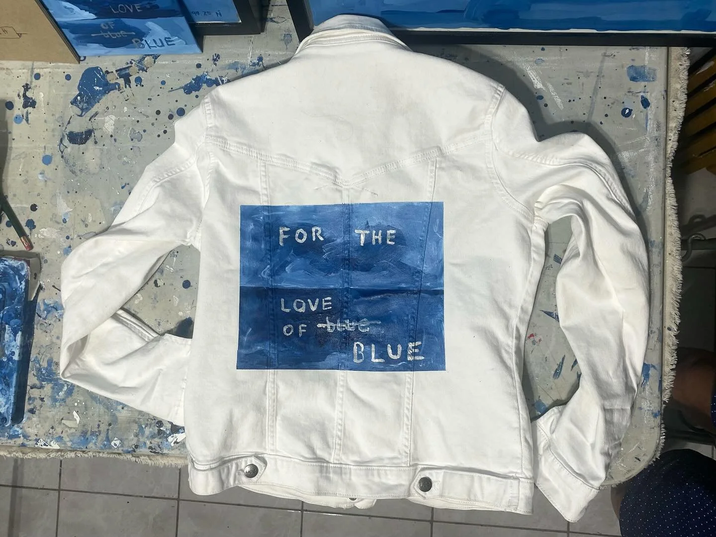 #fortheloveofblue #bluelove customer order #silver