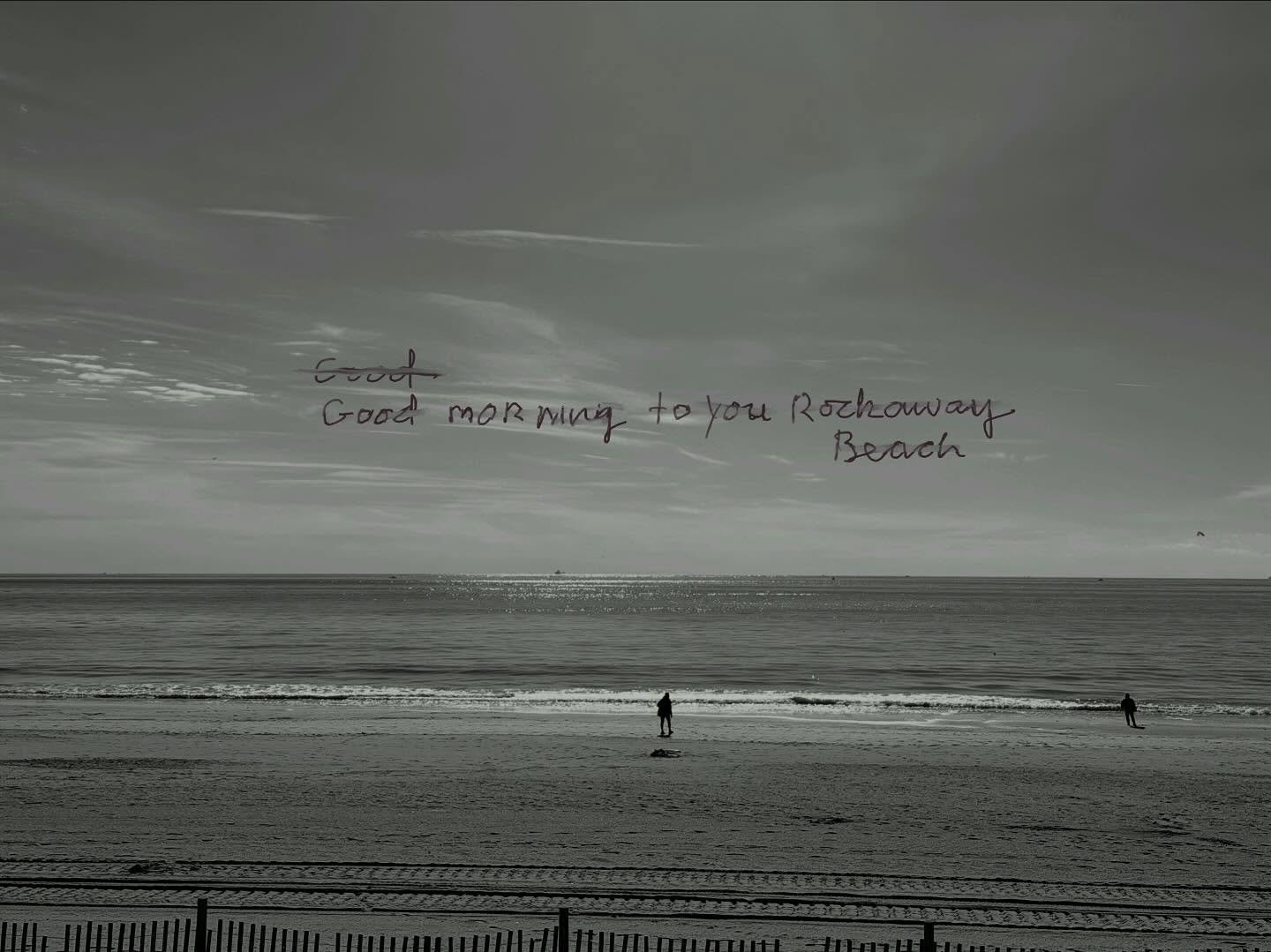 Good morning #rockawaybeachny today #fortheloveofblue