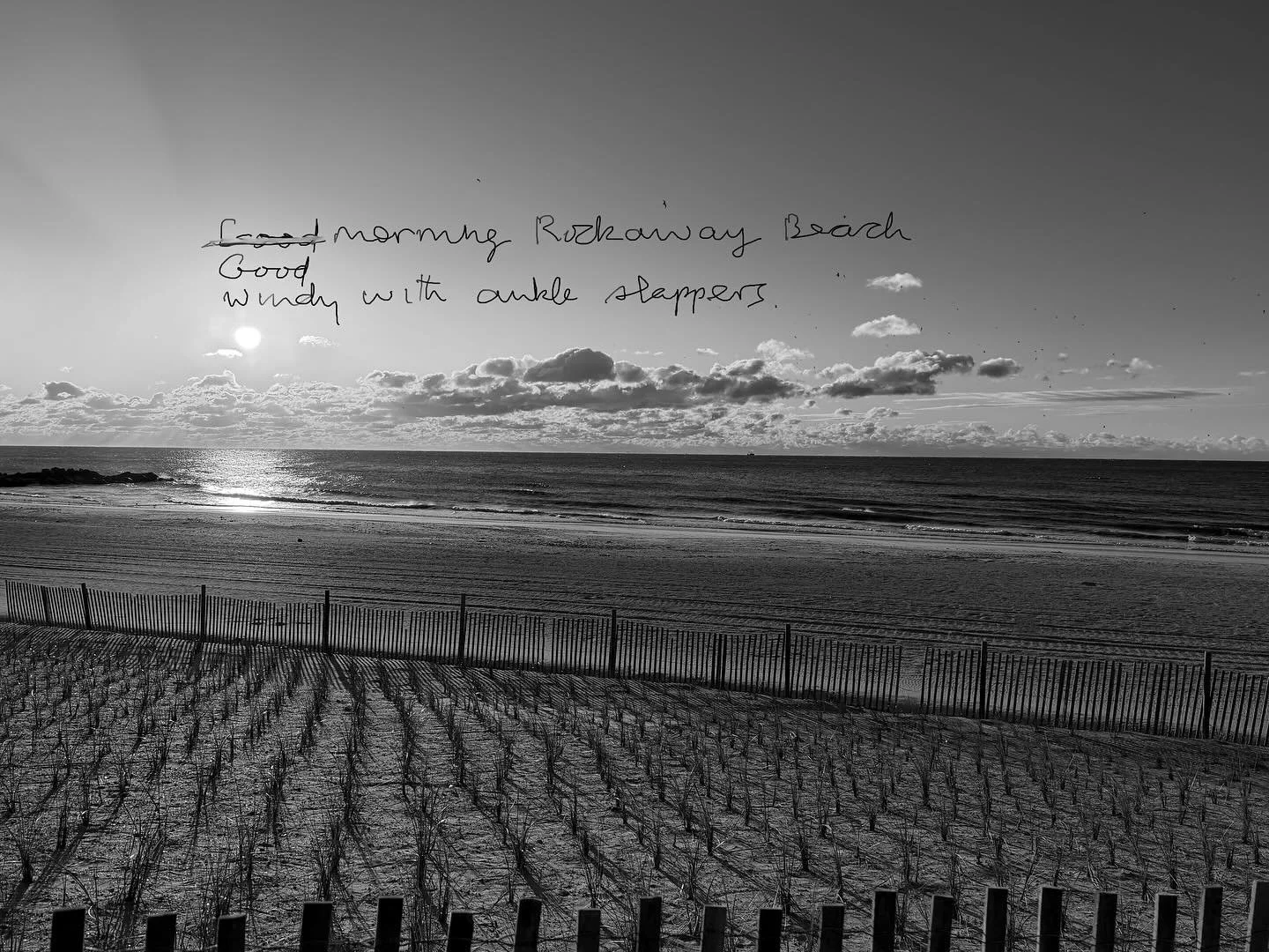 Good morning #rockawaybeach #fortheloveofblue💙