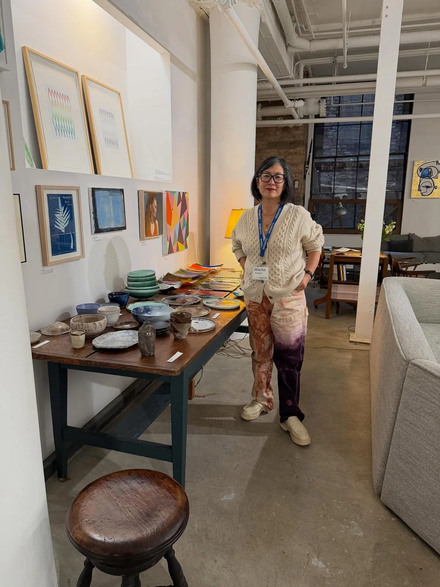 Opened Today in SoHo NY 12pm.-12 am. @kinosaito fundraiser. Thank you @fuyumiki #SoHo #fortheloveofblue #bluejamaica