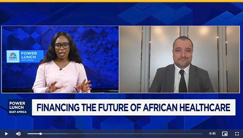 EASE CFO, Salih Unal, discusses the future of healthcare equipment funding in Africa on CNBC Africa