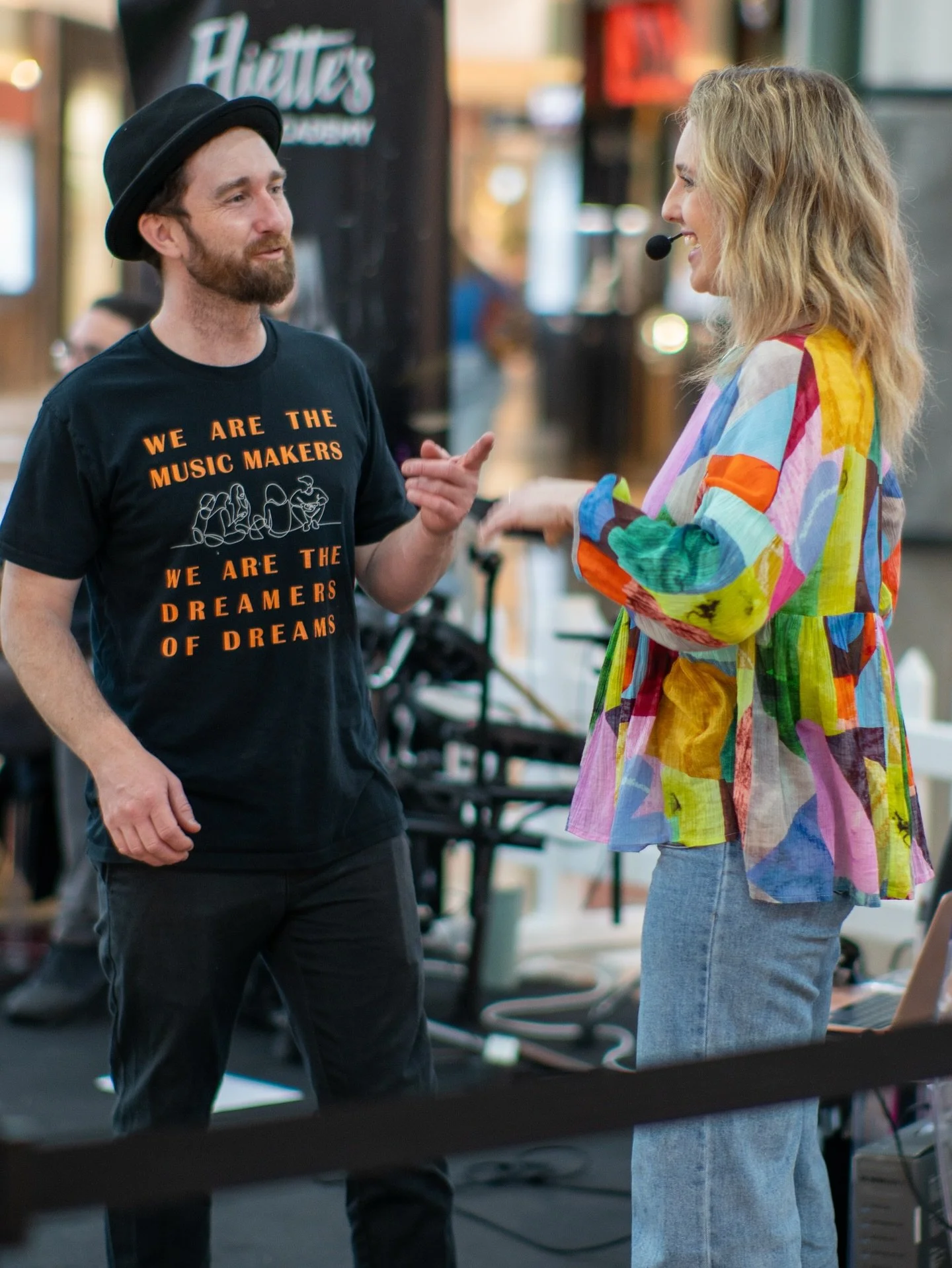 Little Rockers @botanytowncentre came to fruition when Nick said to me “Eliette, you know what would be great - if you did a live show for preschoolers”. 
How could I say no?! 
My only request was that him and Adam joined me on stage -