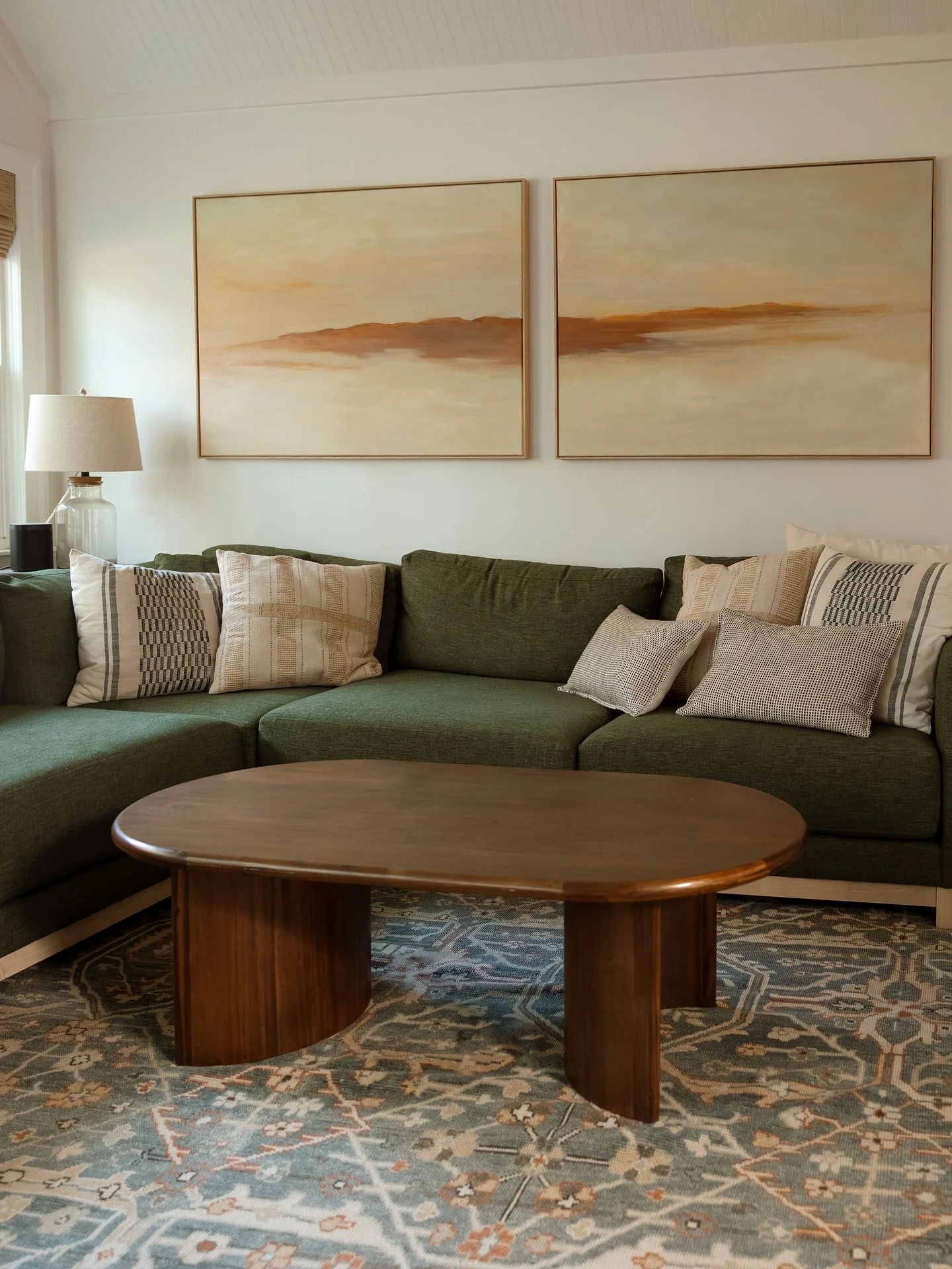 Always a great feeling seeing photos of my work in its forever home. If you have a piece of Morningside Art - from my website, a custom piece or picked up from an art show - I&rsquo;d love to see a photo of it in your space. 👏

#atlantaartist #origi