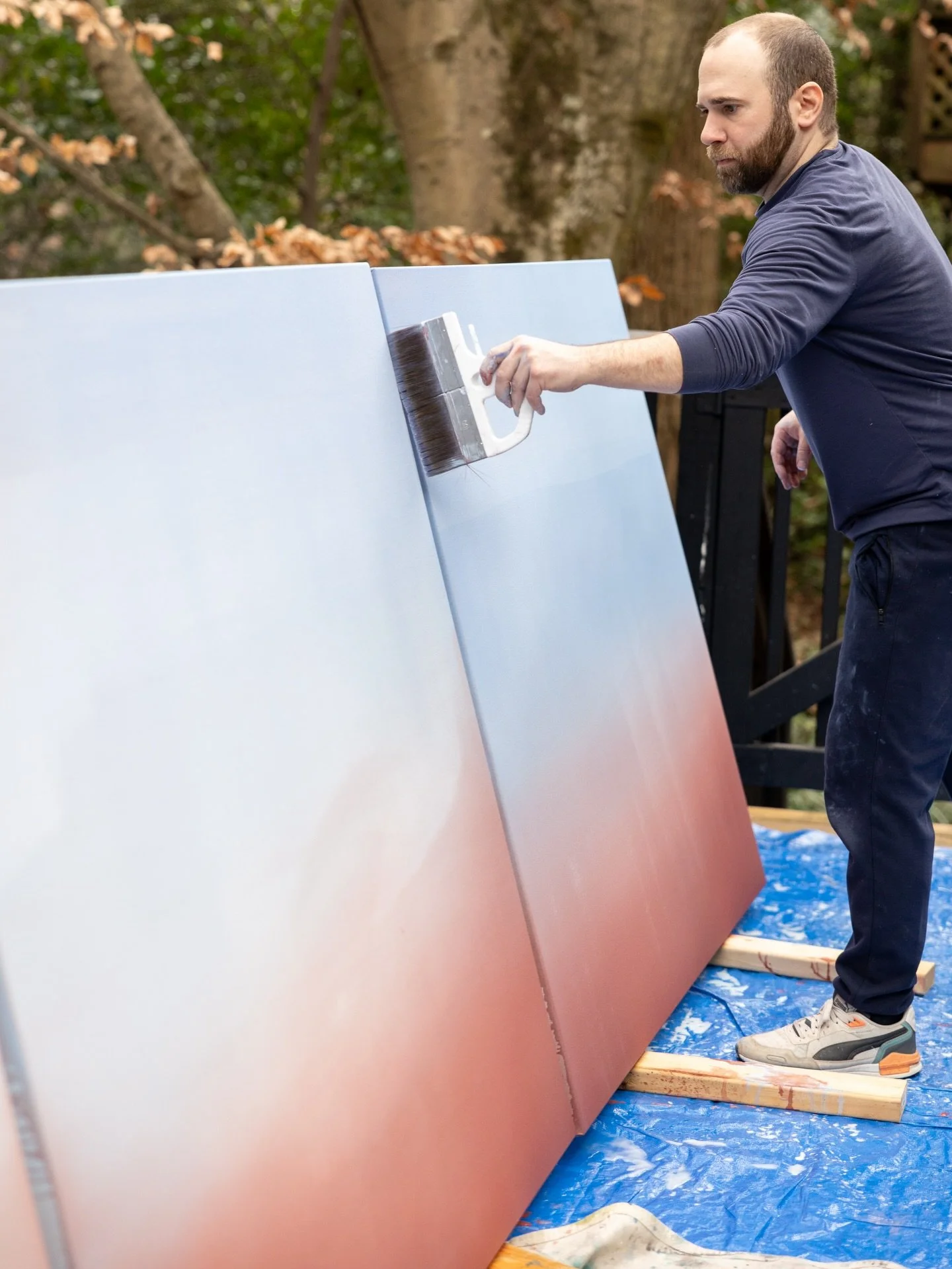 I&rsquo;ve spent the past couple of weeks working on some exciting commissions for both residential and commercial spaces. I&rsquo;m currently accepting new commission requests and really enjoy working with clients to create something custom. 👏

#at