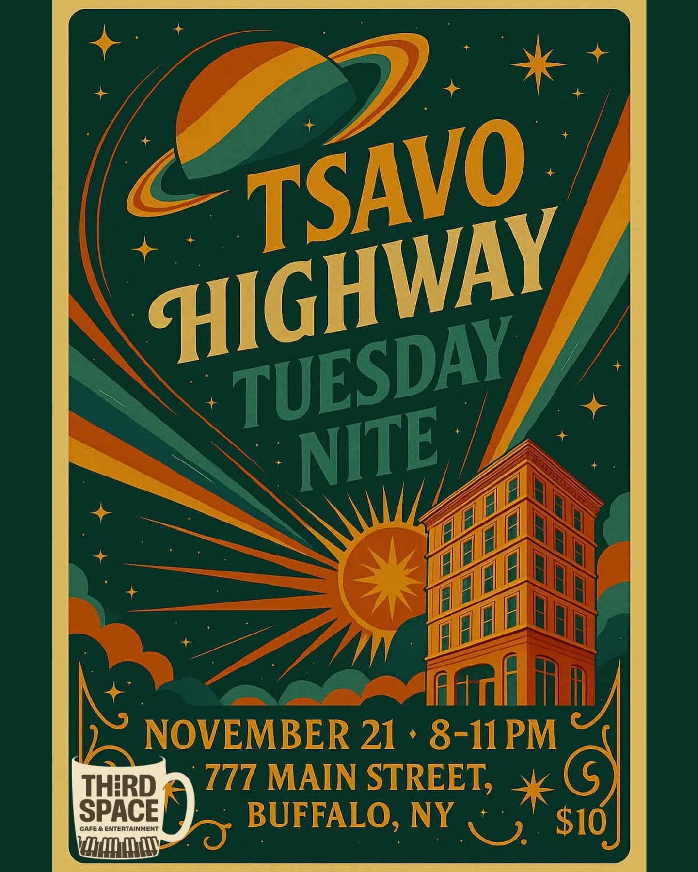 Tsavo Highway & Tuesday Nite