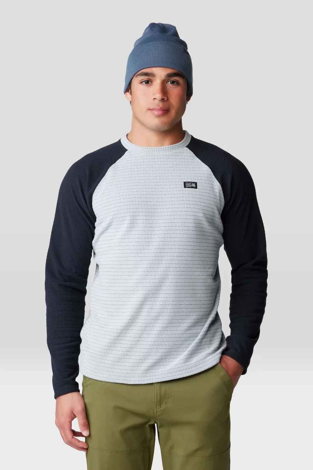 Summit Grid LS, Glacial/Black Colorblock